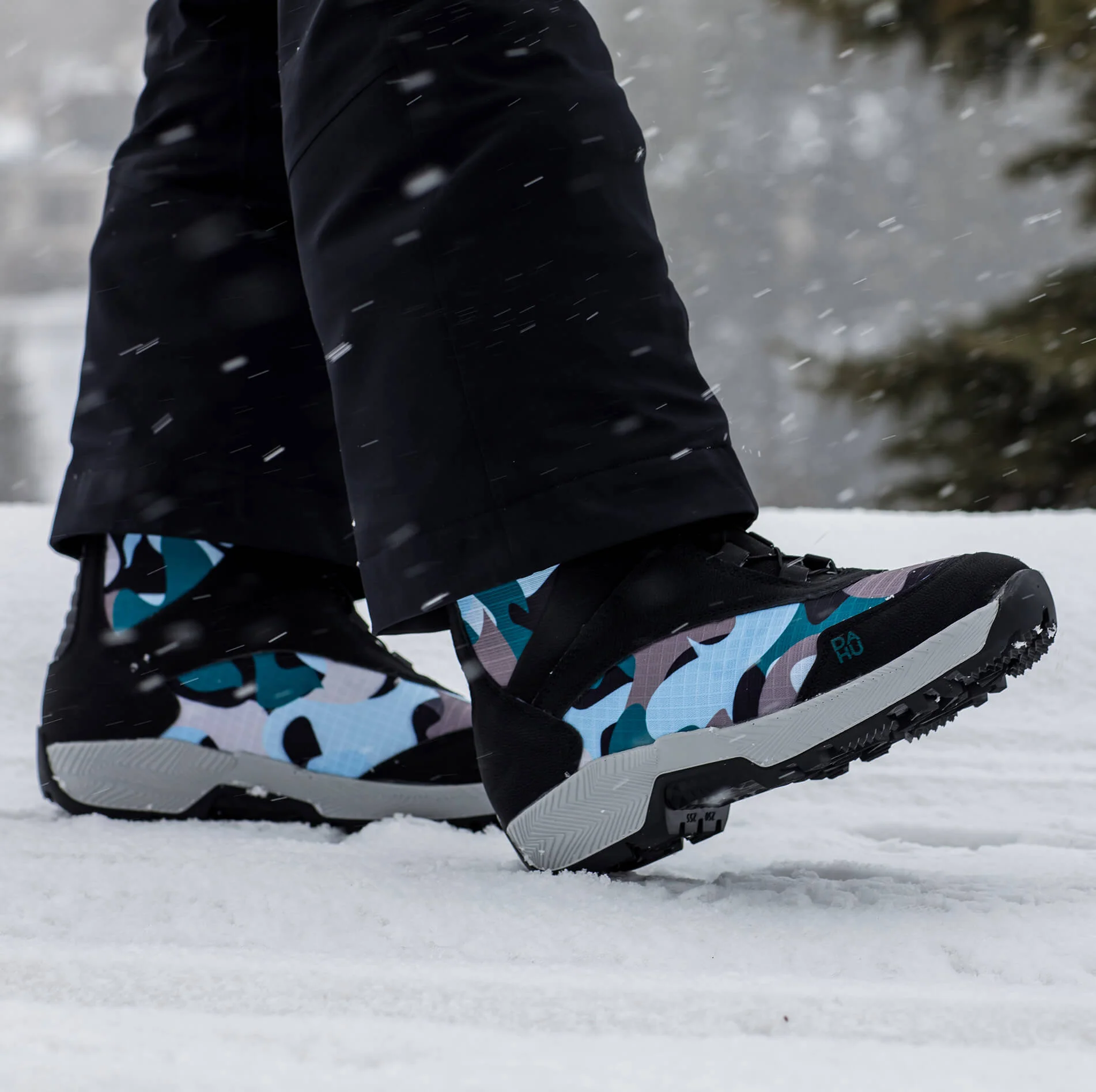 Women's Blue Camo Ecorce 01 - Demo Boots - Image 8